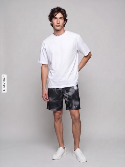 Nike Training Regular Fit Sportshorts mit Dri-FIT-Technologie Modell 'MILER' Black 1