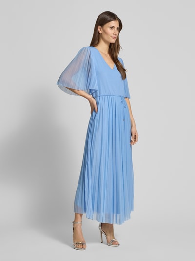 GUIDO MARIA KRETSCHMER WOMAN Suknia maxi z dekoltem w serek model 'Daphne' - GMK for Bridgerton Jasnoniebieski 1