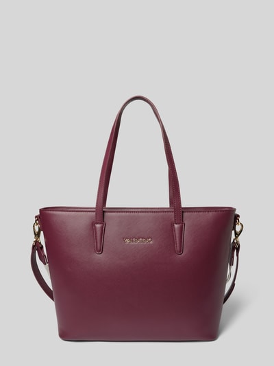 VALENTINO BAGS Handtasche mit Label-Applikation Modell 'ZERO RE' Bordeaux 1