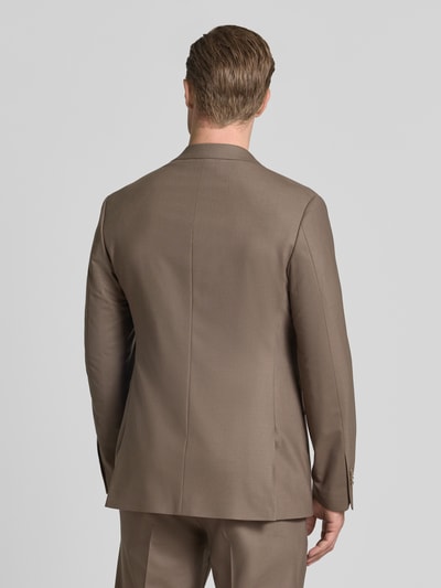 CINQUE Regular Fit Sakko aus Baumwoll-Mix Modell 'Totti' Mittelbraun 5