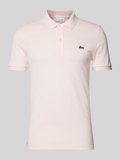 Lacoste Koszulka polo o kroju slim fit z naszywką logo model ‘CORE’ Jasnoróżowy 2