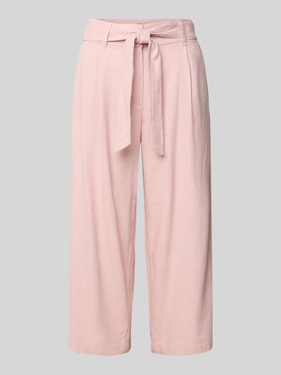 Only Regular Fit Culotte aus Viskose-Leinen-Mix Modell 'CARO' Rosa 2