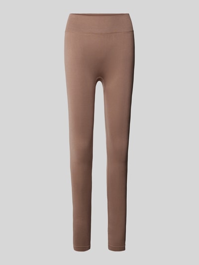 FNTSY Legging met elastische band, model 'Active' Taupe - 1