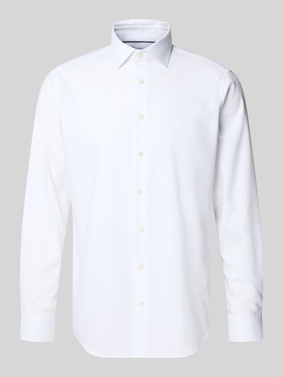 Christian Berg Men Regular Fit Businesshemd mit Kentkragen Weiss 2