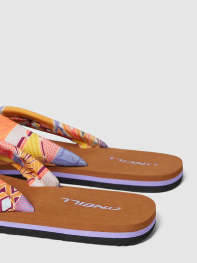 O'Neill Teenslippers met labeldetail, model 'DITSY SUN BLOOM™' Rosé - 2