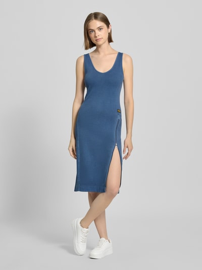 G-Star Raw Sukienka mini z fakturowanym wzorem Jeansowy niebieski 1