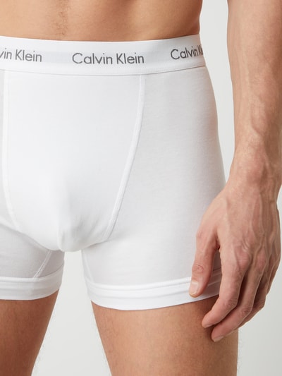 Calvin Klein Underwear Trunks mit Logo-Bund im 3er-Pack Weiss 6