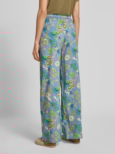 Christian Berg Woman Stoffhose mit elastischem Bund Lagune 5