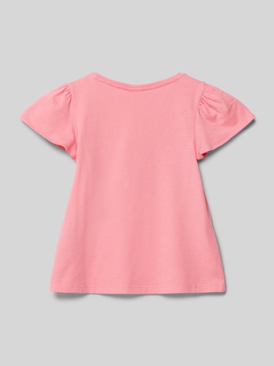 s.Oliver RED LABEL T-shirt met pailletten Koraal - 3