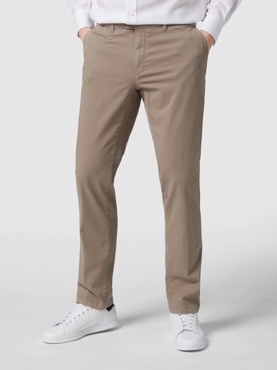 Brax Straight fit chino met stretch  Beige - 4