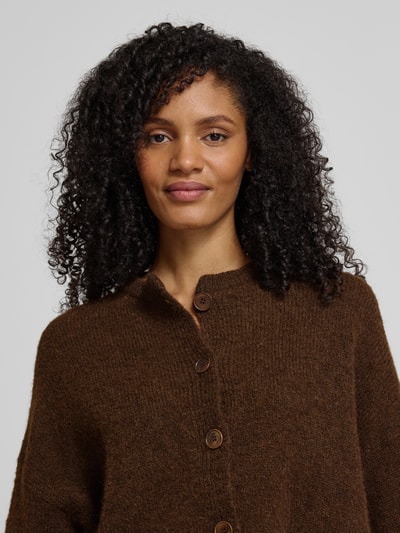 Drykorn Strickpullover aus Woll-Mix Modell 'MARWENI' Schoko 3