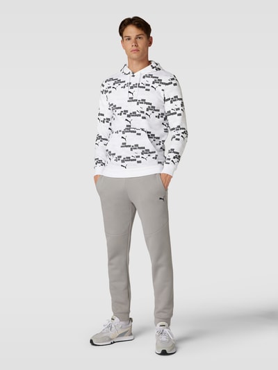 PUMA PERFORMANCE Hoodie mit Allover-Print Weiss 1