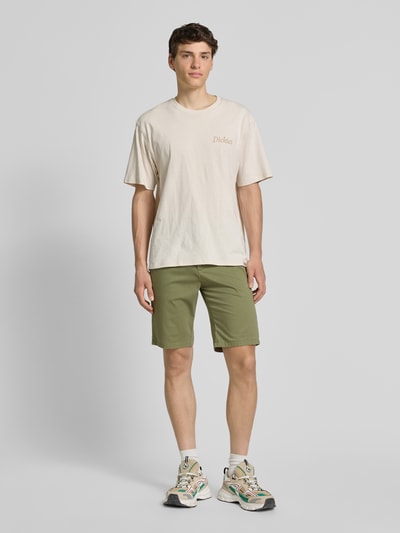 Jack & Jones Regular fit bermuda met steekzakken, model 'IBOWIE' Olijfgroen - 1