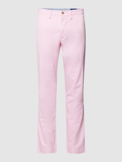 Polo Ralph Lauren Chinosy o kroju slim fit w jednolitym kolorze Różowy 2