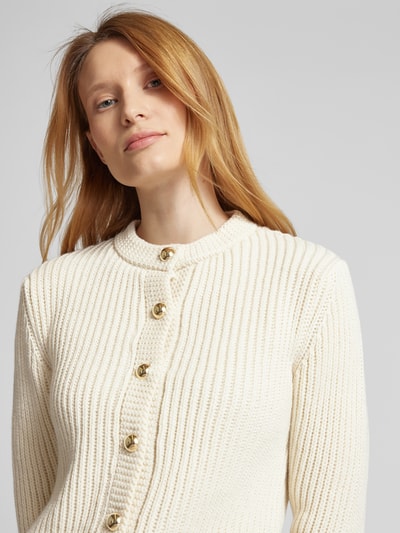 Mango Cardigan mit durchgehender Knopfleiste Modell 'BRINGTON' Offwhite 3