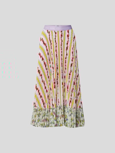 MSGM Plisseerock mit Allover-Muster MULTI STYLEBOP 2