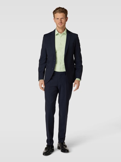 Jake*s Slim Fit Business-Hemd mit Kentkragen Schilf 1