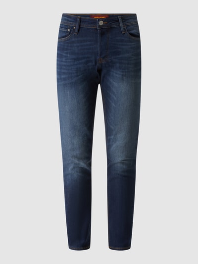 Jack & Jones Jeansy o kroju slim fit z 5 kieszeniami model ‘Glenn’ Jeansowy niebieski 2