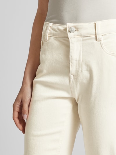 Fransa Spodnie capri o kroju regular fit z 5 kieszeniami model ‘Luxe’ Złamany biały 3
