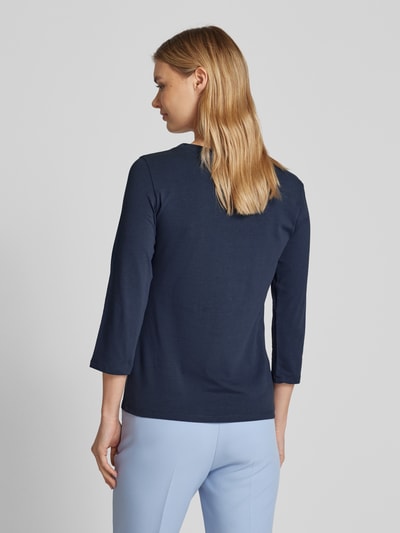 Weekend Max Mara Longsleeve mit Rundhalsausschnitt Modell 'MULTIA' Marine 5