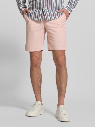 Tommy Hilfiger Bermudy o kroju regular fit z mieszanki bawełny Różowy 4