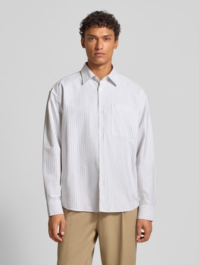 ANNARR Regular Fit Freizeithemd mit Kentkragen Modell 'VOLUND' Weiss 4