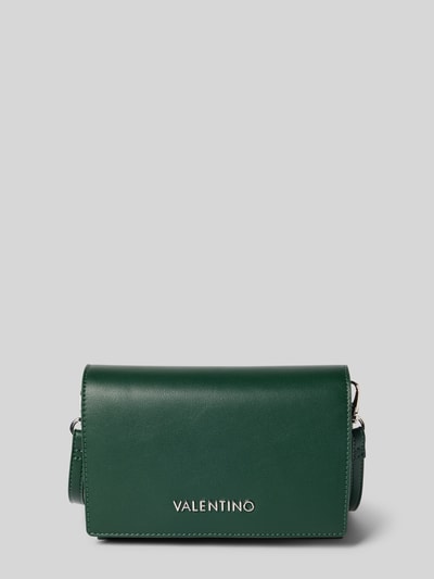 VALENTINO BAGS Handtasche mit Label-Applikation Modell 'EMBER' Dunkelgruen 1