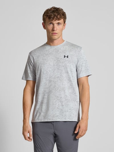 Under Armour Regular Fit T-Shirt mit Logo-Print Modell 'Tech' Hellgrau 4