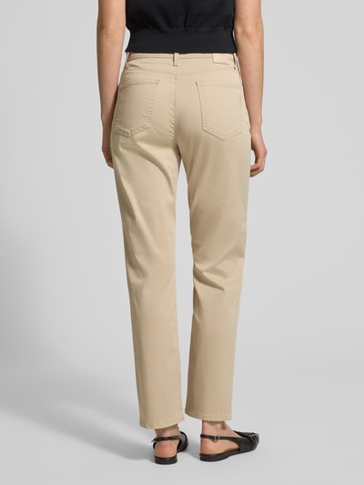 Brax Flared Fit stoffen broek met Lyocell Met lyocell Model 'Carola' Beige - 5