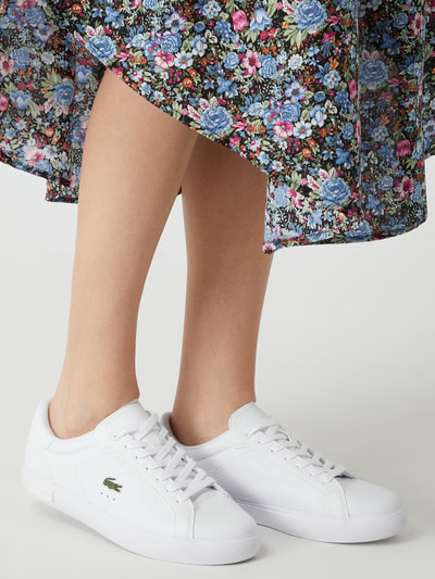 Lacoste Sneaker met leerlook Wit - 3