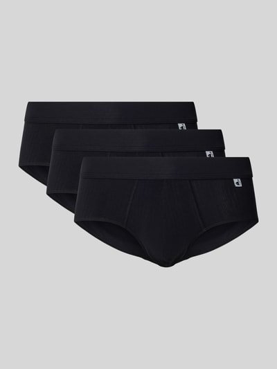 Jockey Slip mit elastischem Bund im 3er-Pack Black 1