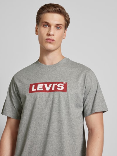 Levi's® T-Shirt mit Logo-Print Mittelgrau 3