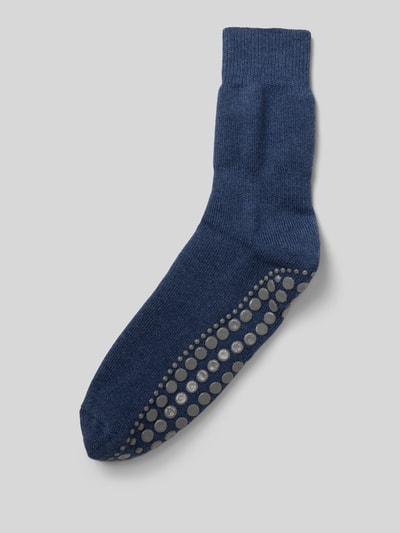 Falke Socken mit geripptem Abschluss Blau 1