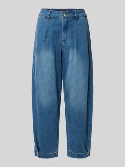 Buena Vista Barrel Fit Jeans mit Eingrifftaschen Modell 'Alba Cozy' Dunkelblau 1