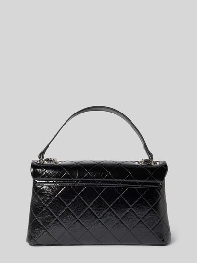 VALENTINO BAGS Handtas met doorgestikte naden en labelapplicatie, model 'WAKANDA' Zwart - 3