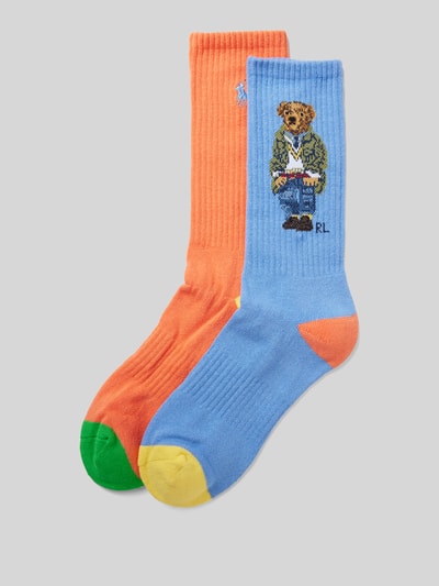 Polo Ralph Lauren Underwear Socken im Colour-Blocking-Design im 2er-Pack Blau 1