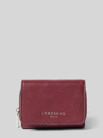 LIEBESKIND BERLIN Portemonnaie mit Label-Detail Modell 'PABLITA' Bordeaux 1