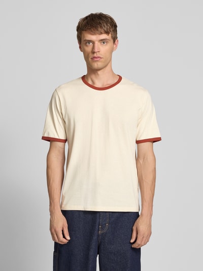 Jack & Jones T-shirt z okrągłym dekoltem model ‘FORMENTERA’ Złamany biały 4