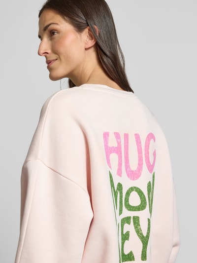 Lanius Sweatshirt met ronde hals Lichtroze - 3