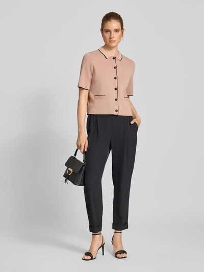 Jake*s Collection Vest met knoopsluiting Zalm - 1