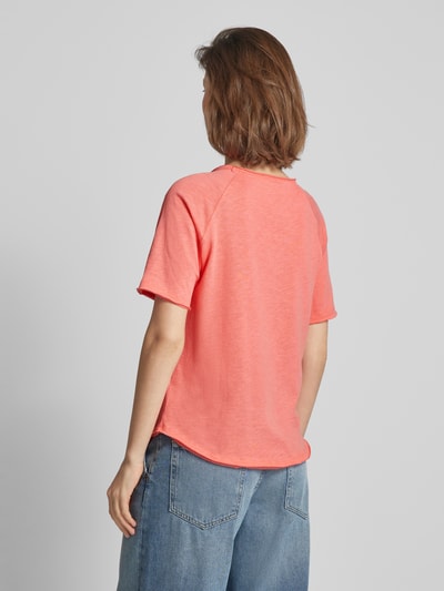 Smith and Soul T-shirt in effen design Koraal - 5
