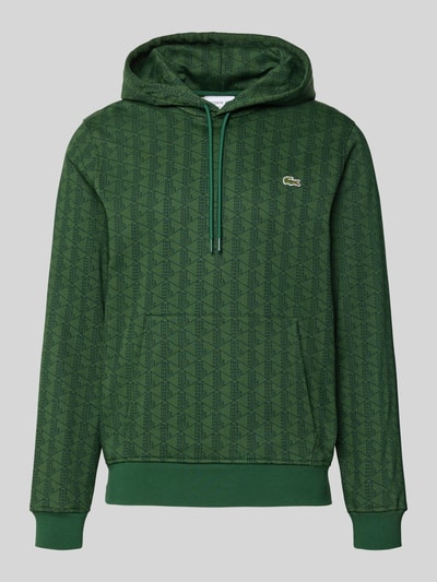 Lacoste Bluza z kapturem o kroju regular fit z czystej bawełny Zielony 2