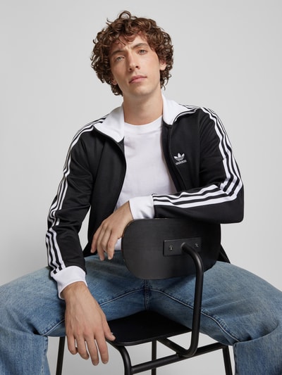 adidas Originals Sweatjacke mit Stehkragen Modell BECKENBAUER black online kaufen