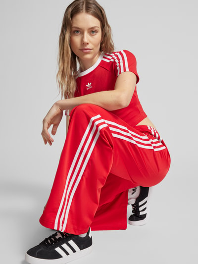 adidas Originals Sweatbroek met elastische band Donkerrood - 3