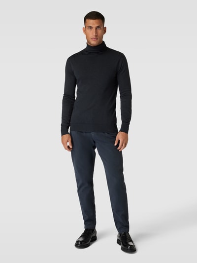 Tommy Hilfiger Chino met achterzakken, model 'CHELSEA' Oceaanblauw - 1