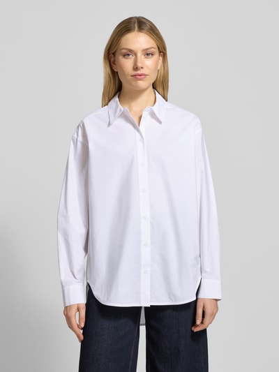 Essentiel Antwerp Relaxed Fit Hemdbluse aus reiner Baumwolle Modell 'JAMBERS' Hellblau 4