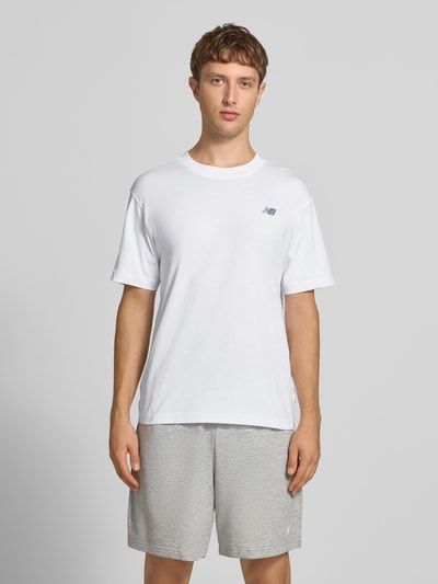 New Balance T-Shirt mit Label-Stitching Modell 'ESSENTIALS' Weiss 4