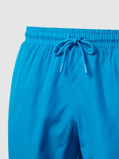 Paul & Shark Badehose mit Label-Print Modell 'Basic' Royal 2