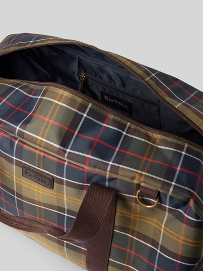 Barbour Torba typu duffle bag z naszywką z logo model ‘TORRIDON’ Zielony 4