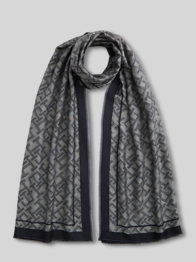 Tommy Hilfiger Schal aus Modal mit Allover-Logo-Print Marine 2